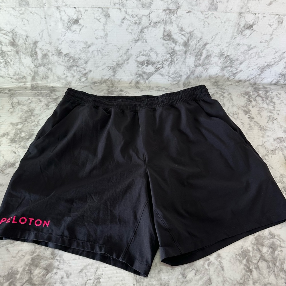 Lululemon Athletica Black Athletic Shorts with Elastic Waistband
